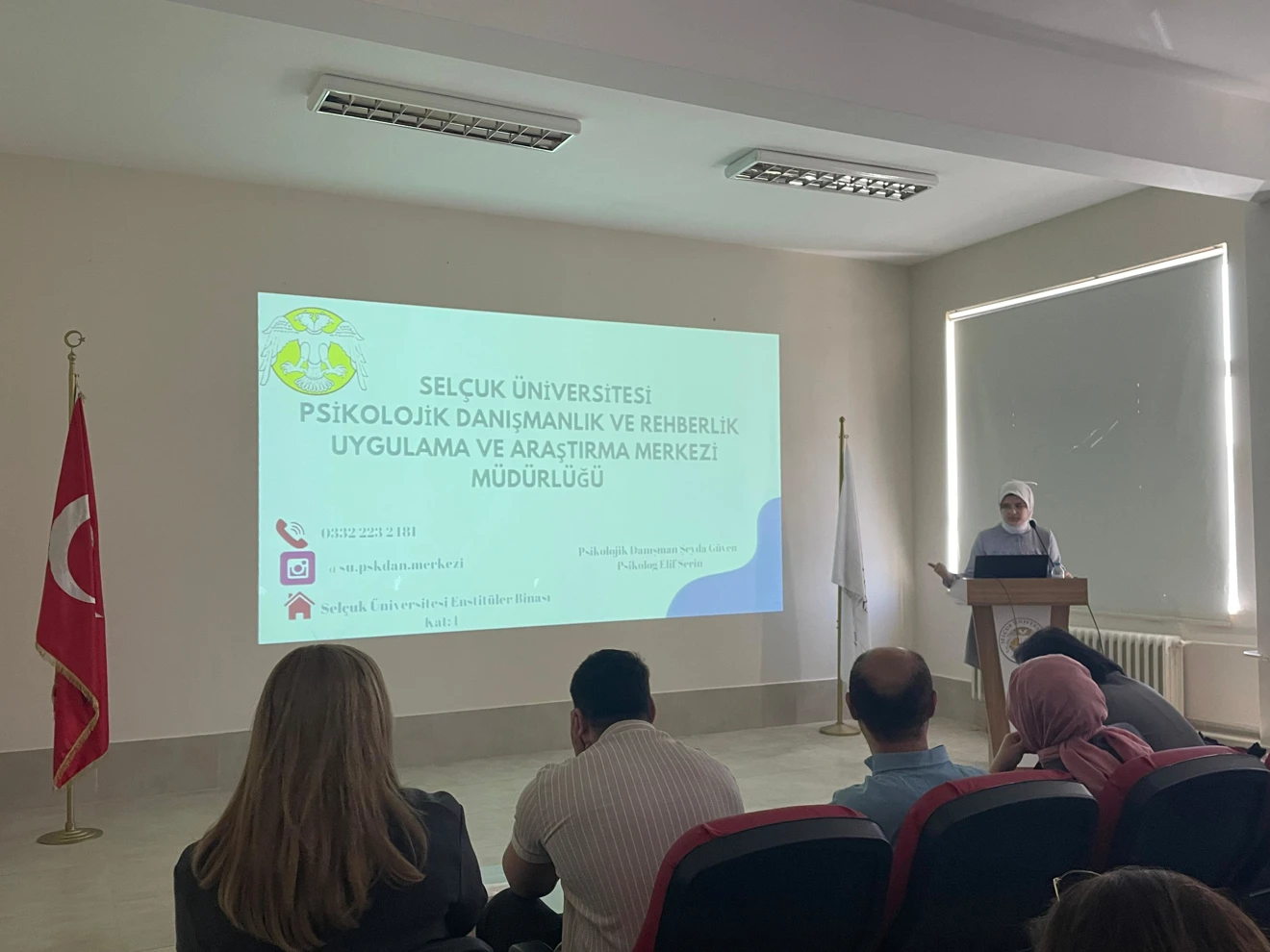 Müdürlüğümüz tarafından Taşkent Meslek Yüksekokulu öğrencilerine ''İletişim ve Ruh Sağlığı Sosyal İlişkilerin Psikolojik Etkileri'' Semineri düzenlenmiştir
